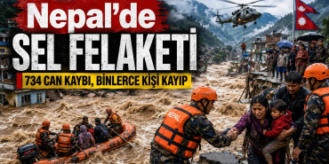 Nepal’de Sel Felaketi 734 Can Kaybı, Binlerce Kişi Kayıp