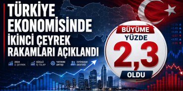 Türkiye Ekonomisinde İkinci Çeyrek Rakamları Açıklandı Büyüme Yüzde 2,3 Oldu